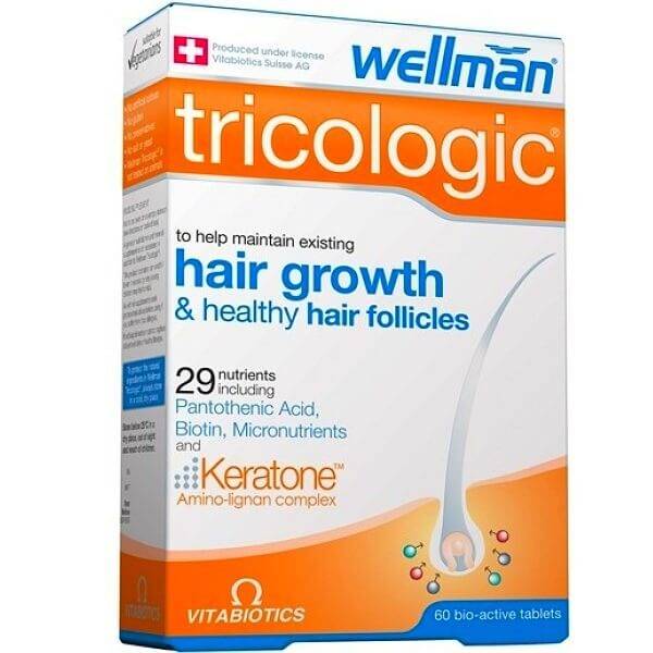 Wellman Tricologic витамины от облысения мужчин